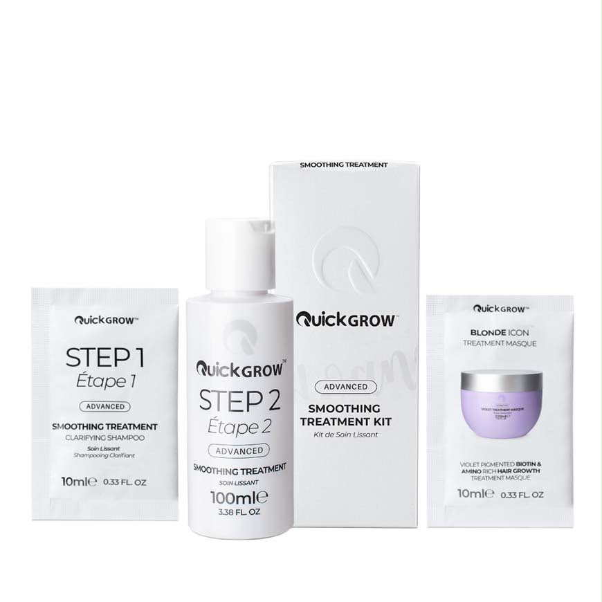 Quick Grow Smoothing Treatment Kit (10ml shampoo, 100ml treatment, 10ml mask)