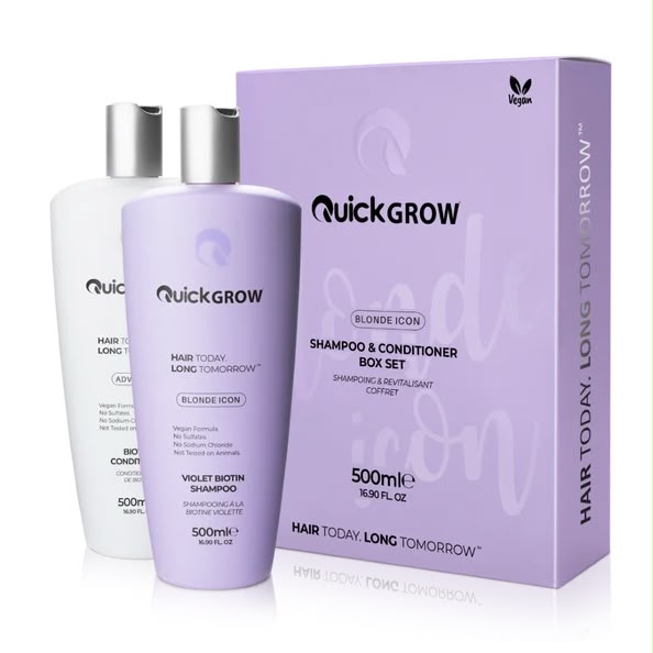 Quick Grow Blonde Icon Combo 500ml