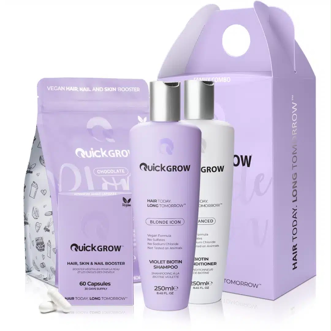 Quick Grow Blonde Icon Family Combo Set